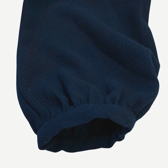 Trina Turk Shiraz Womens Shift Dress NWT Navy Blue Sz 6 Embellished Long Sleeve - Picture 11 of 16